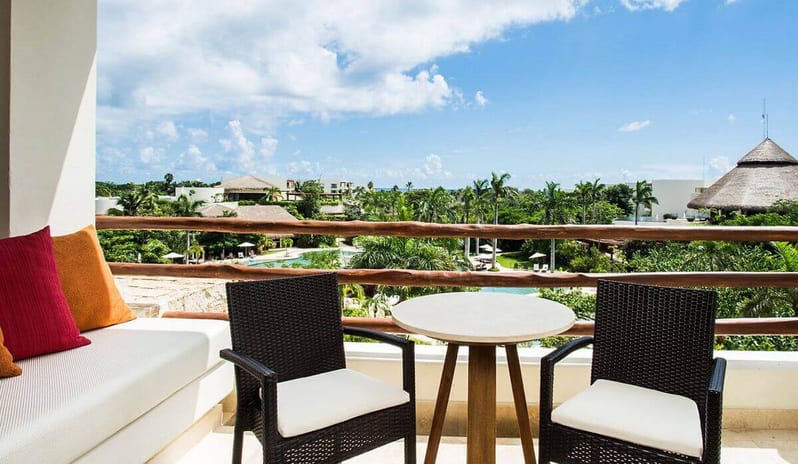 SECRETS AKUMAL JUNIOR SUITE PARTIAL OCEAN VIEW BALCONY